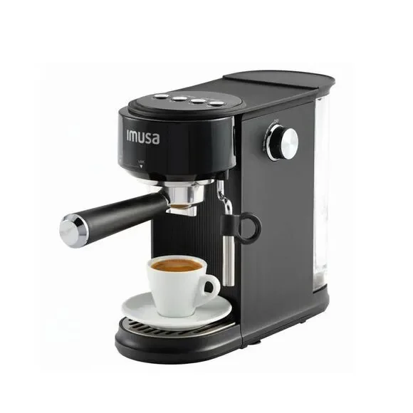 IMUSA -SlimBrew Espresso Cappuccino Maker Black